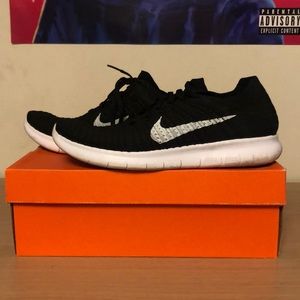 Nike Free RN Flyknit - Blk, Men Sz 11